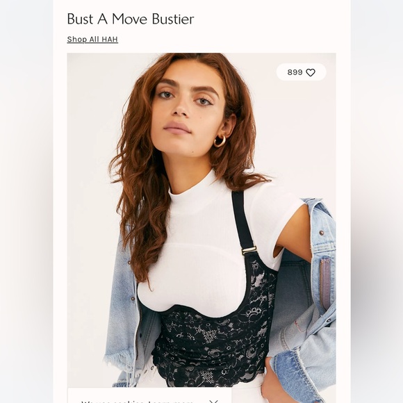 Bust a Move Bustier by Hah nwt - Picture 1 of 6